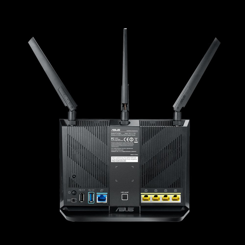 ASUS RT-AC2900 draadloze router Gigabit Ethernet Dual-band (2.4 GHz / 5 GHz) Zwart 90IG0401-BO3010