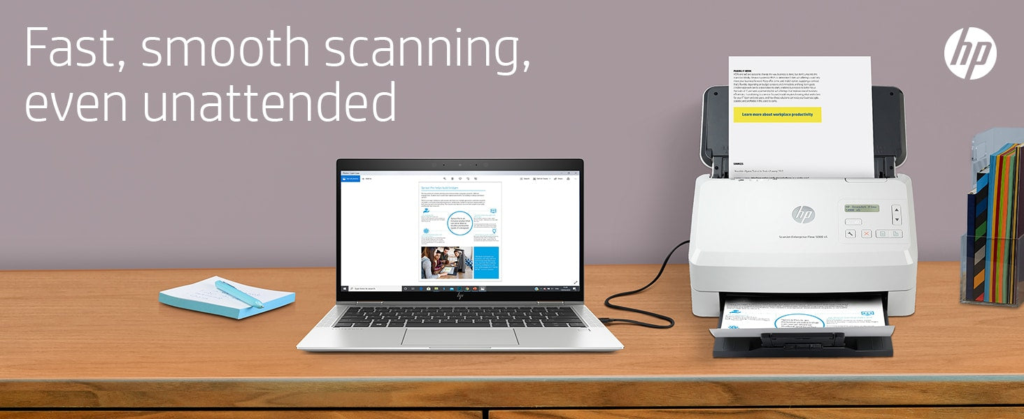 HP Scanjet Enterprise Flow 5000 s5 Paginascanner 600 x 600 DPI A4 Wit 6FW09A#B19