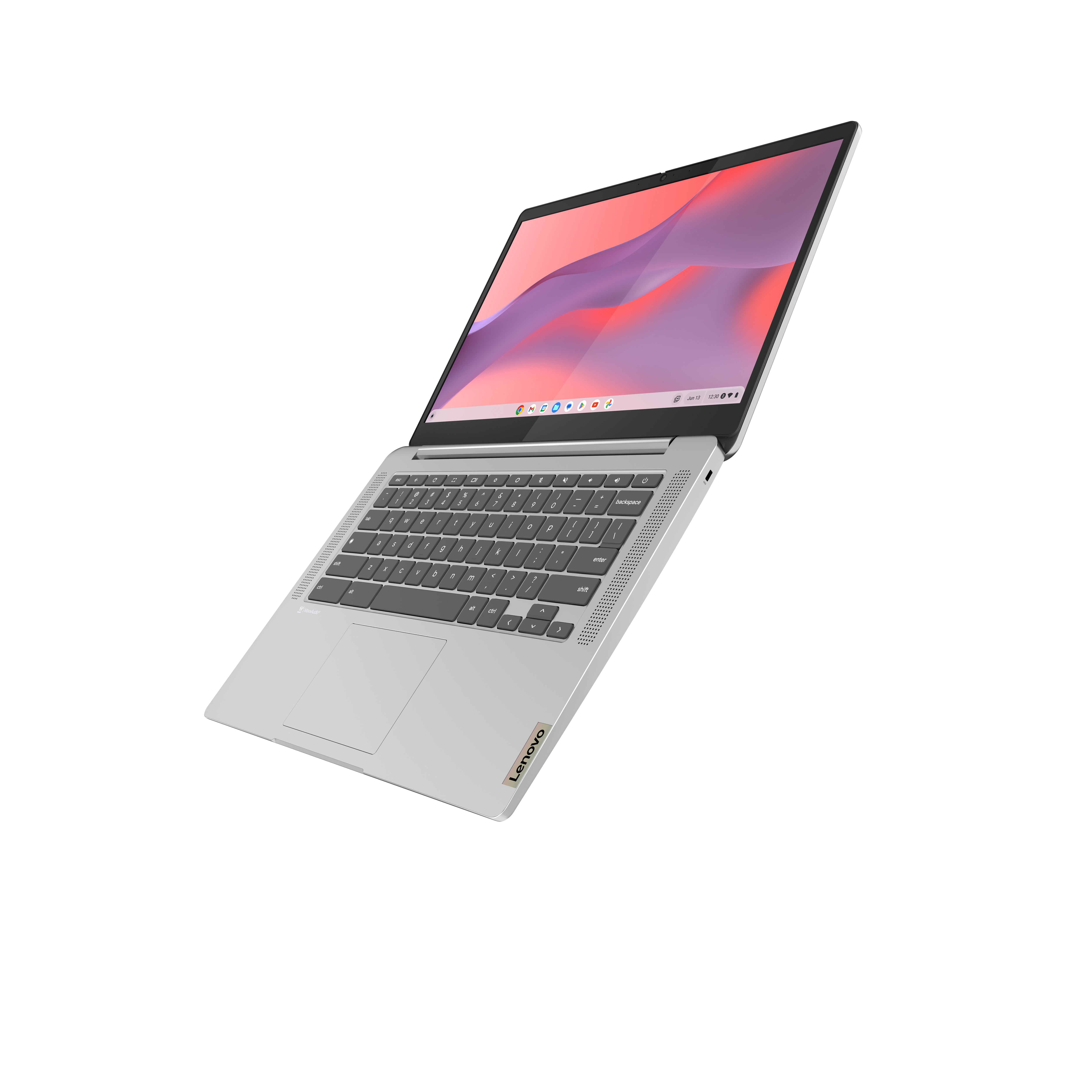 Lenovo IdeaPad Slim 3 Chrome 14M868 MediaTek Kompanio 520 Chromebook 35,6 cm (14") Full HD 4 GB LPDDR4x-SDRAM 128 GB eMMC Wi-Fi 6 (802.11ax) ChromeOS Französisch Grau 82XJ003JFR