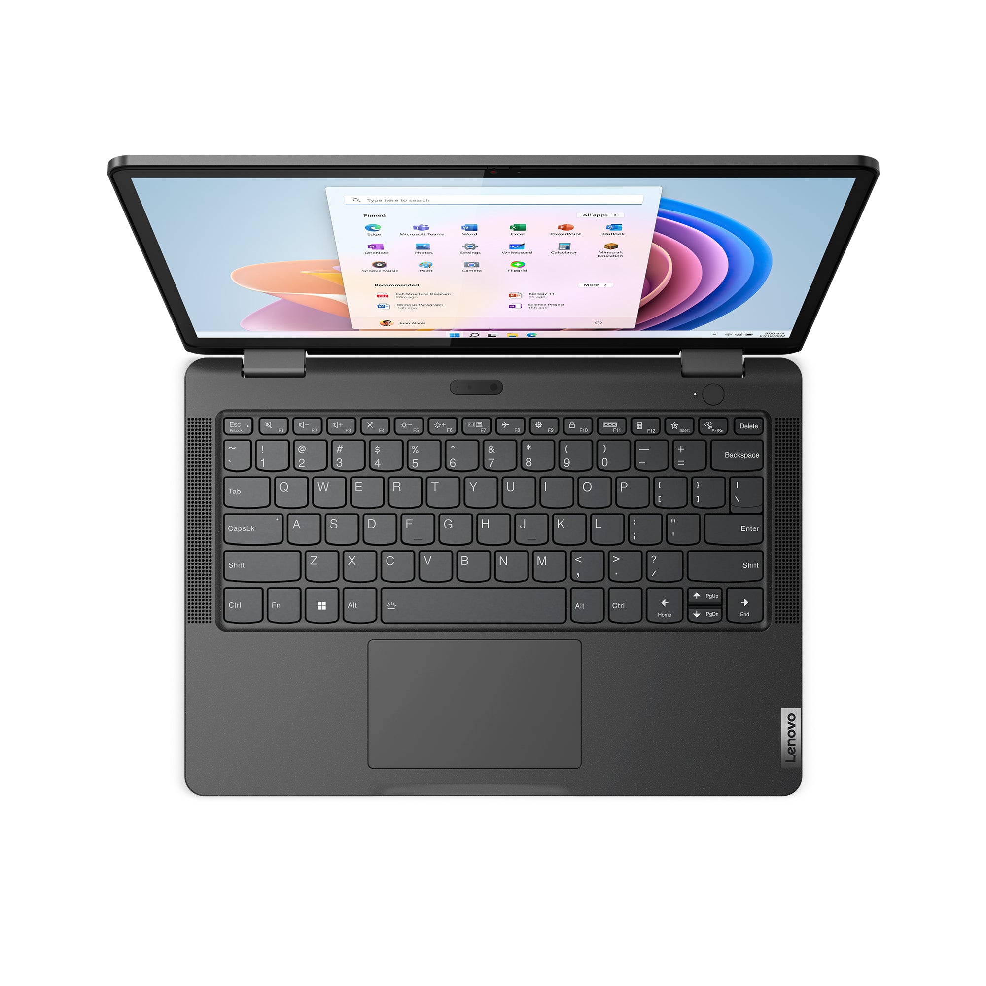 Lenovo 13w Yoga Gen 2 AMD Ryzen™ 5 7530U Hybrid (2-in-1) 33,8 cm (13.3") Touchscreen WUXGA 8 GB DDR4-SDRAM 256 GB SSD Wi-Fi 6 (802.11ax) Windows 11 Pro UK Englisch Schwarz 82YR0005UK