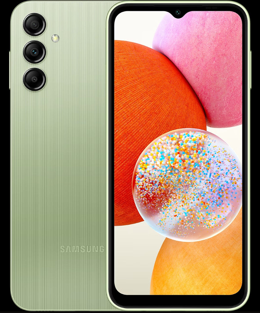 Samsung Galaxy A14 SM-A145R/DSN 16,8 cm (6.6") Dual SIM Android 13 4G USB Type-C 4 GB 64 GB 5000 mAh Lichtgroen SM-A145RLGUEUB