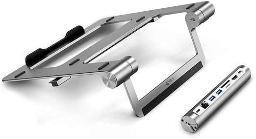 Epico USB-C Hub Multiport 8IN1 USB Typ-C 5000 Mbit/s Silber 9915111900082