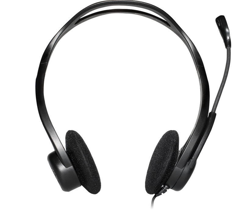Logitech 981-000100 hoofdtelefoon/headset Bedraad Hoofdband Oproepen/muziek USB Type-A Zwart 981-000100