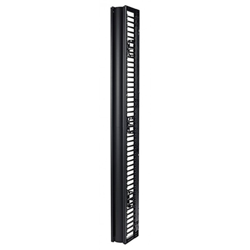 APC Valueline, Vertical Cable Manager for 2 & 4 Post Racks, 84"H X 6"W, Single-Sided with Door AR8715