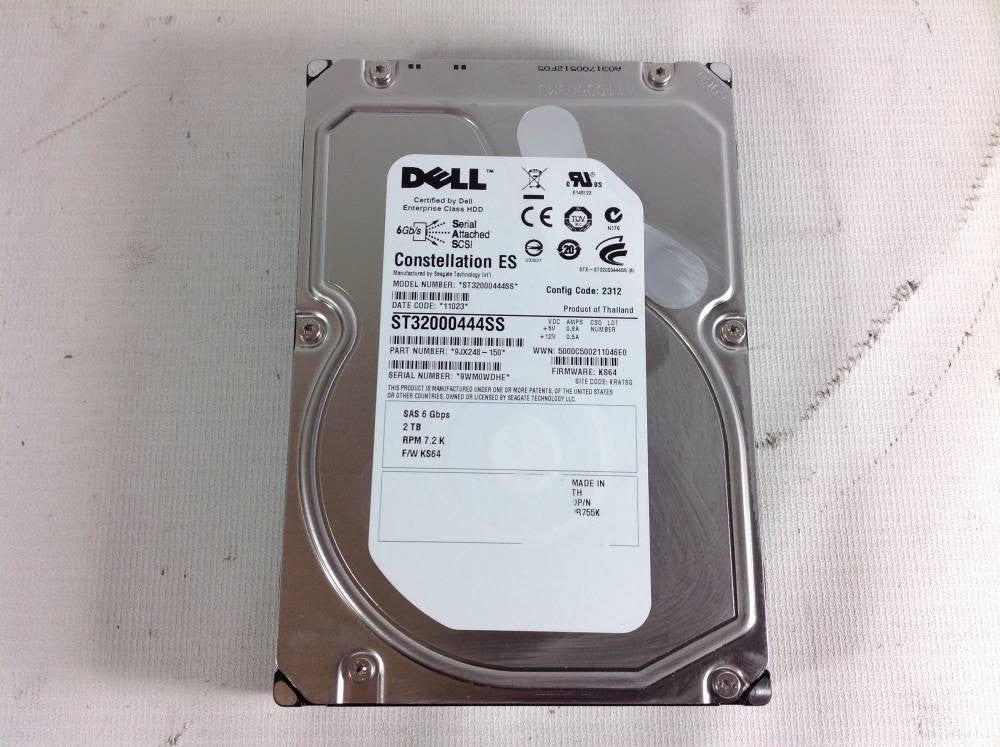 DELL Festplatte 2000GB 7200 RPM 3.5 9JX248-150