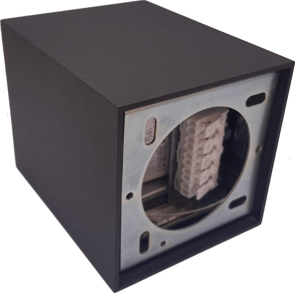 Modular Plafondlamp Smart Surface Box Zwart structuur Metaal 12514232