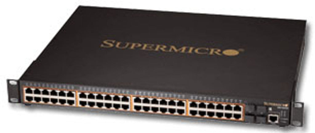 Supermicro SSE-G2252P netwerk-switch Managed L2 Power over Ethernet (PoE) 1U Zwart SSE-G2252P