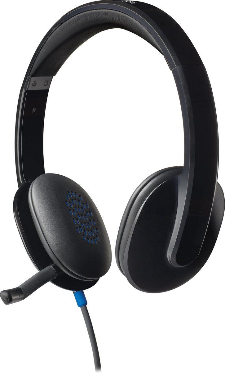 Logitech H540 USB Computer Headset Met high-definition geluid en knoppen op het oorstuk 981-000480