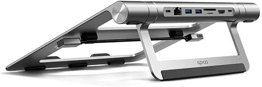 Epico USB-C Hub Multipoort 8IN1 USB Type-C 5000 Mbit/s Zilver 9915111900082