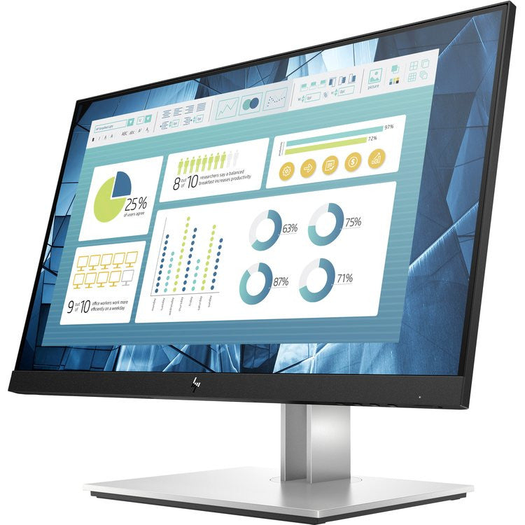 HP E-Series E22 G4 computer monitor 54,6 cm (21.5") 1920 x 1080 Pixels Full HD LCD Zwart, Zilver 9VH72AA#ABB