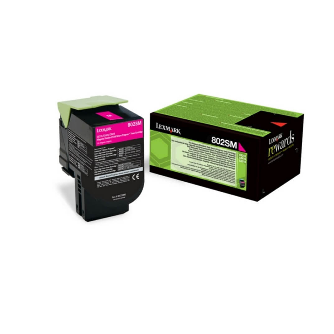 Lexmark 80C2SME tonercartridge 1 stuk(s) Origineel Magenta 80C2SME