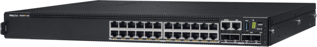 DELL N2224PX-ON Managed L3 Gigabit Ethernet (10/100/1000) Power over Ethernet (PoE) 1U Black 210-ASPC