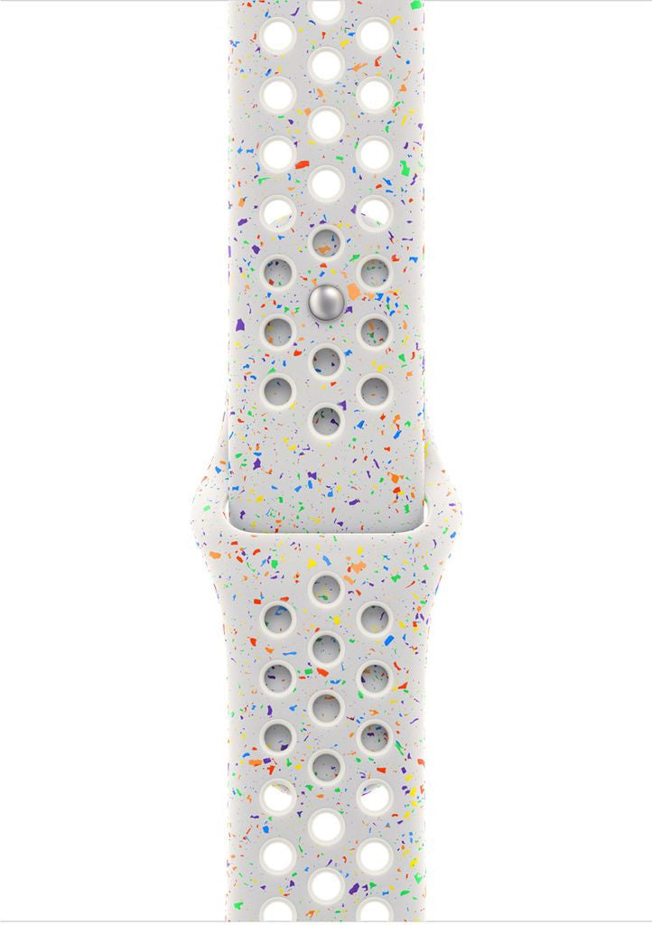 Apple MUUK3ZM/A slimme draagbare accessoire Band Wit Aluminium, Fluorelastomeer MUUK3ZM/A