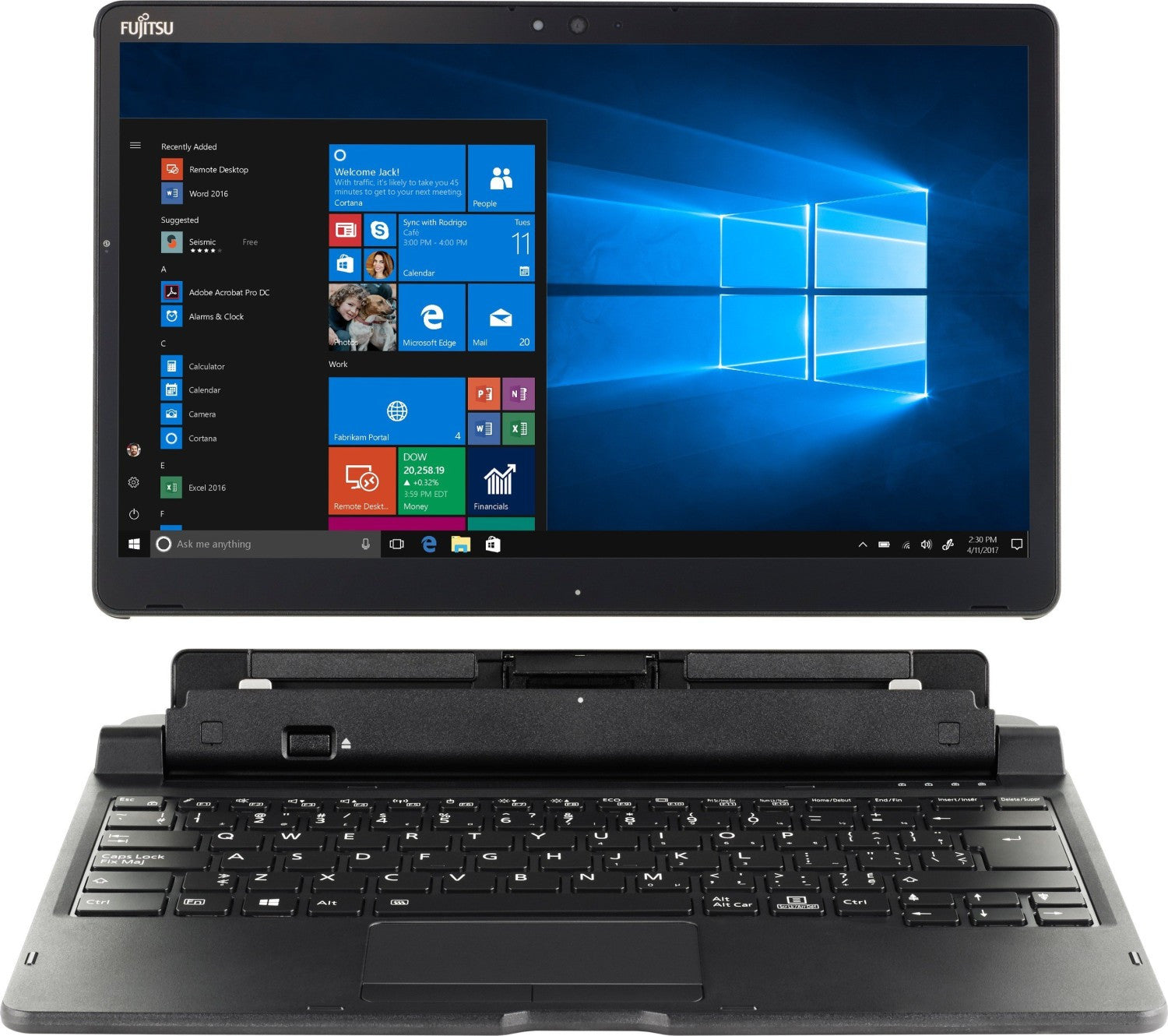 HP 2 in 1 laptop en tablet met een los keyboard