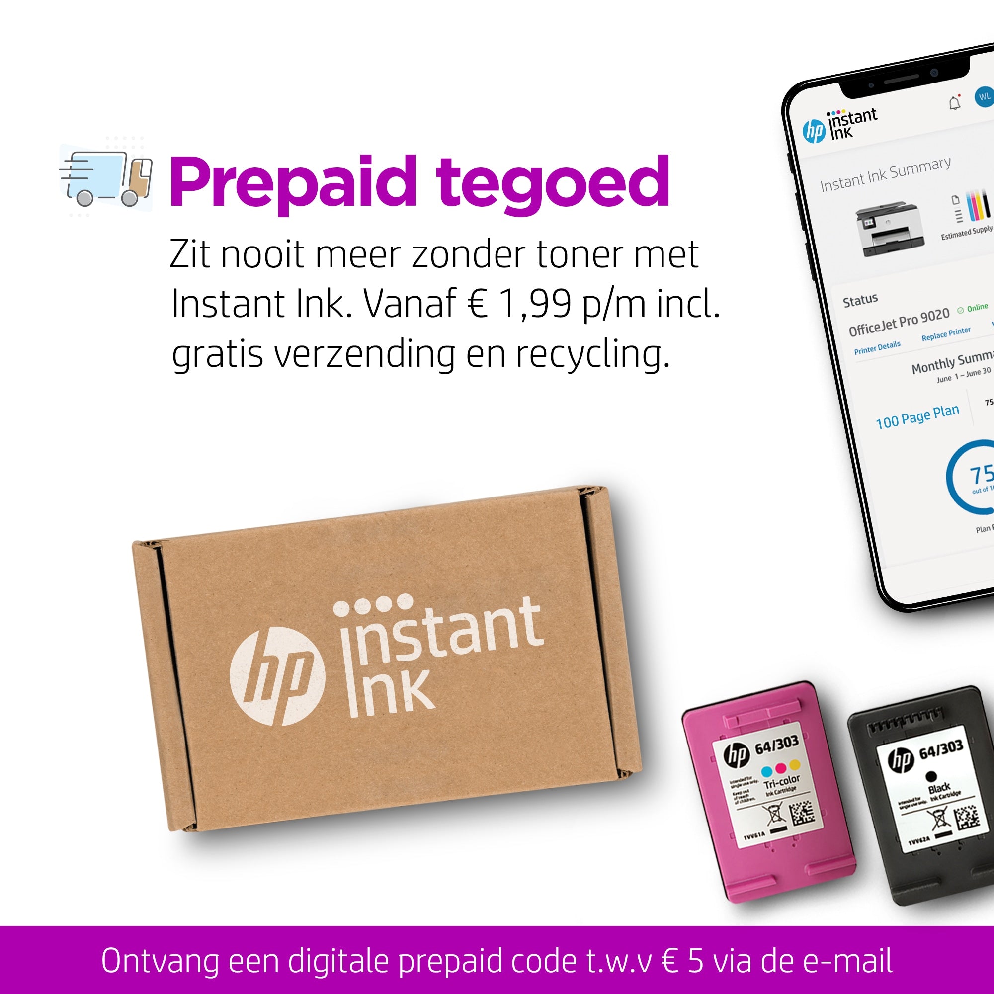 HP DeskJet HP 2710e All-in-One printer, Kleur, Printer voor Home, Printen, kopiëren, scannen, Draadloos; HP+; Geschikt voor HP Instant Ink; Printen vanaf een telefoon of tablet
