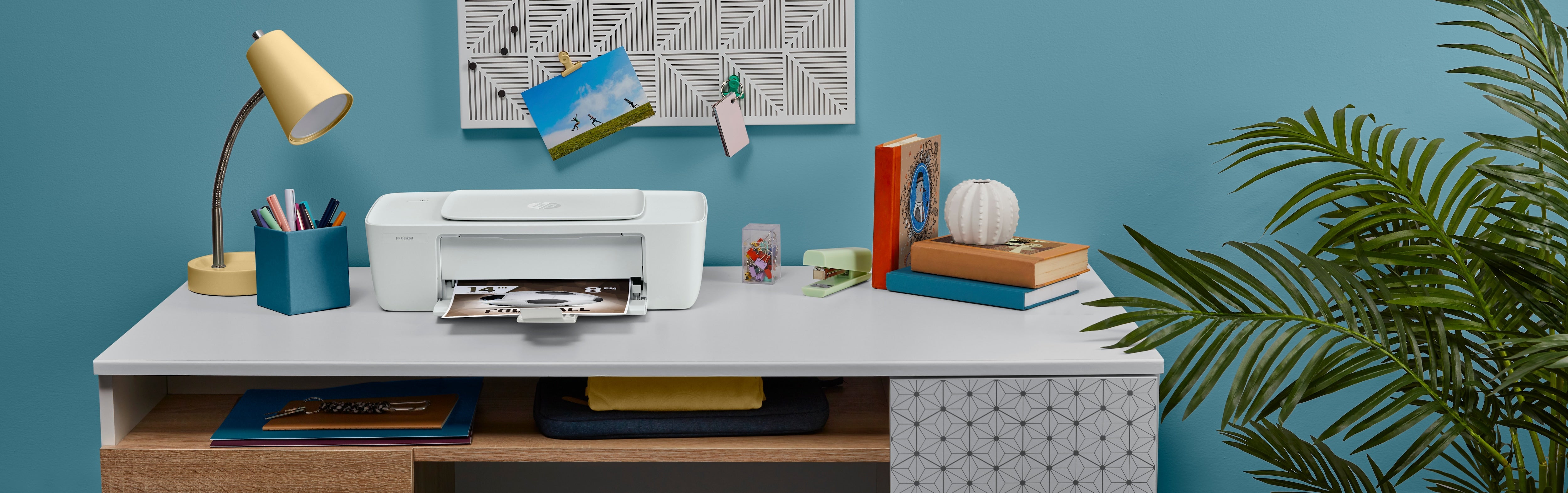 HP DeskJet 2320 All-in-One Printer, Color, Drucker für Home, Drucken, Kopieren, Scannen, Scannen an PDF