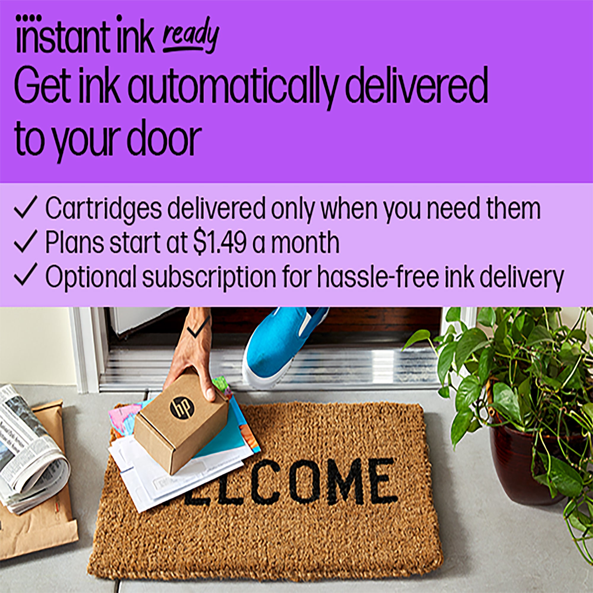 HP ENVY 6110e Wireless All-in-One Kleur Printer, Instant Ink; Foto's printen 714J3B