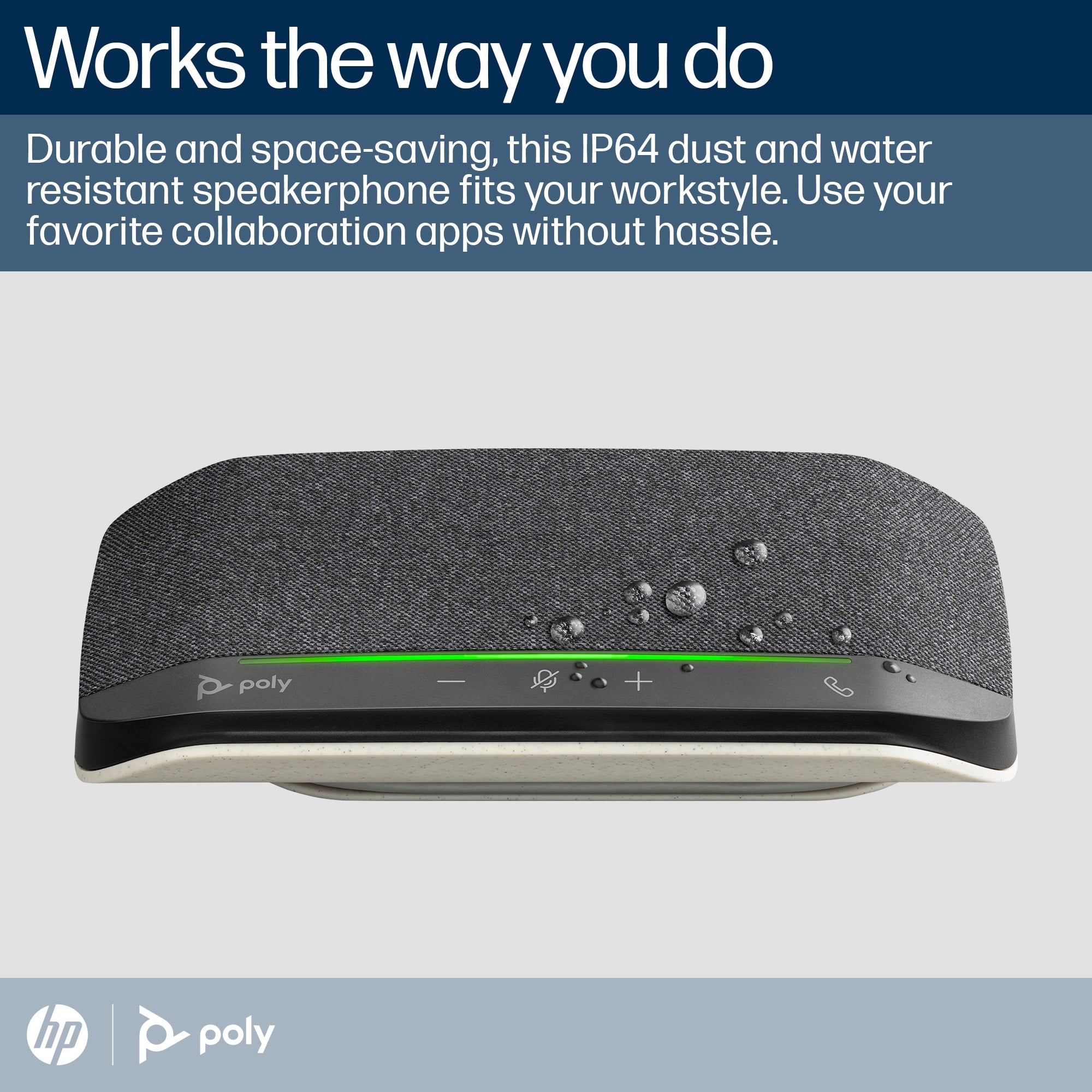 Poly Sync 10 Speakerphone + USB-A naar USB-C-kabel