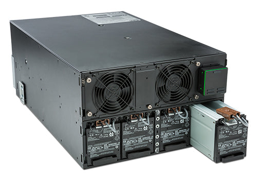 APC Smart-ups On-Line SRT10KRMXLI-10kW/VA, 6x C13 + 4x C19 + Hardwire 1 phase output, Rackmountable, Embedded NMC