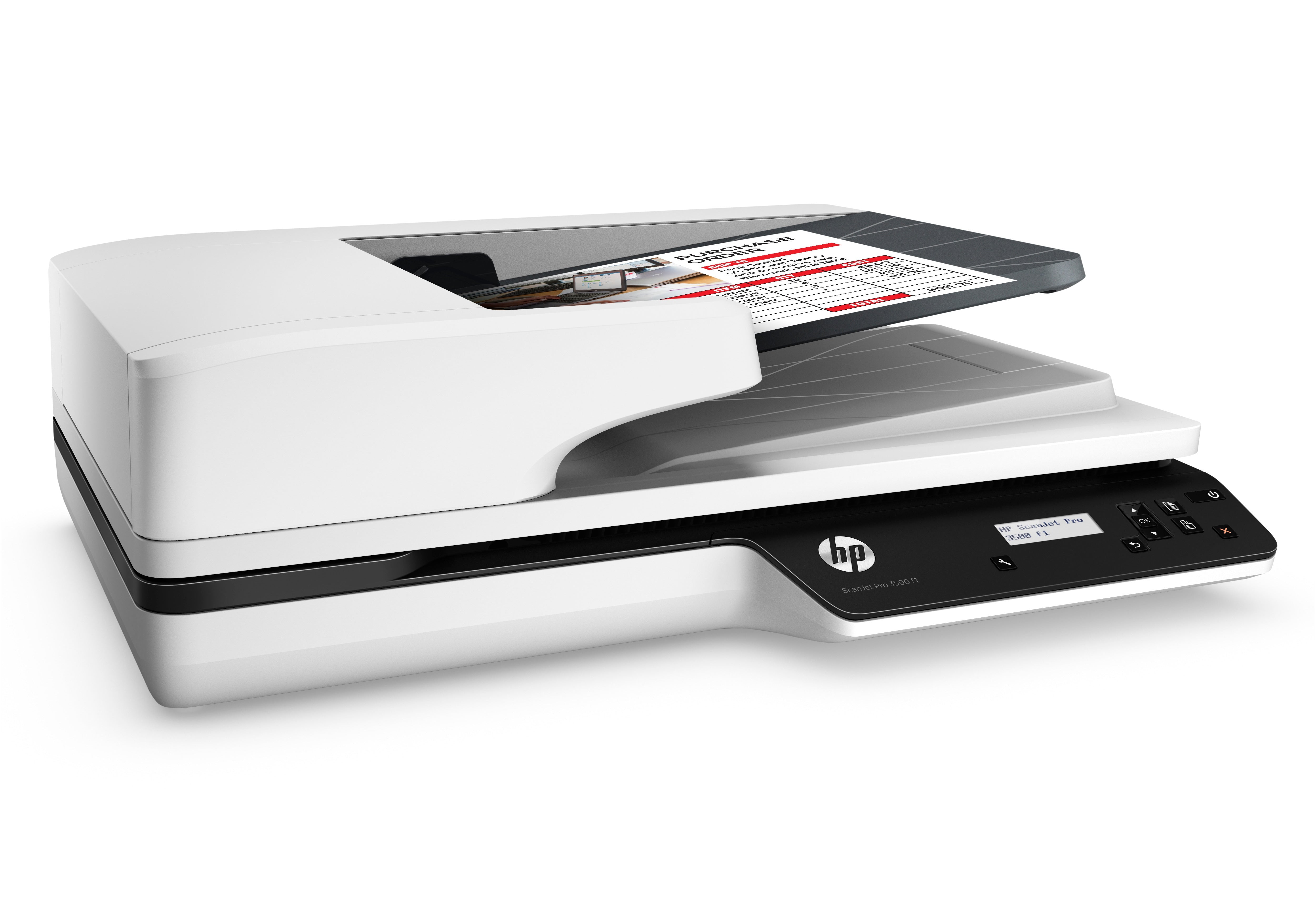 HP Scanjet Pro 3500 f1 Flatbed-/ADF-scanner 1200 x 1200 DPI A4 Grijs