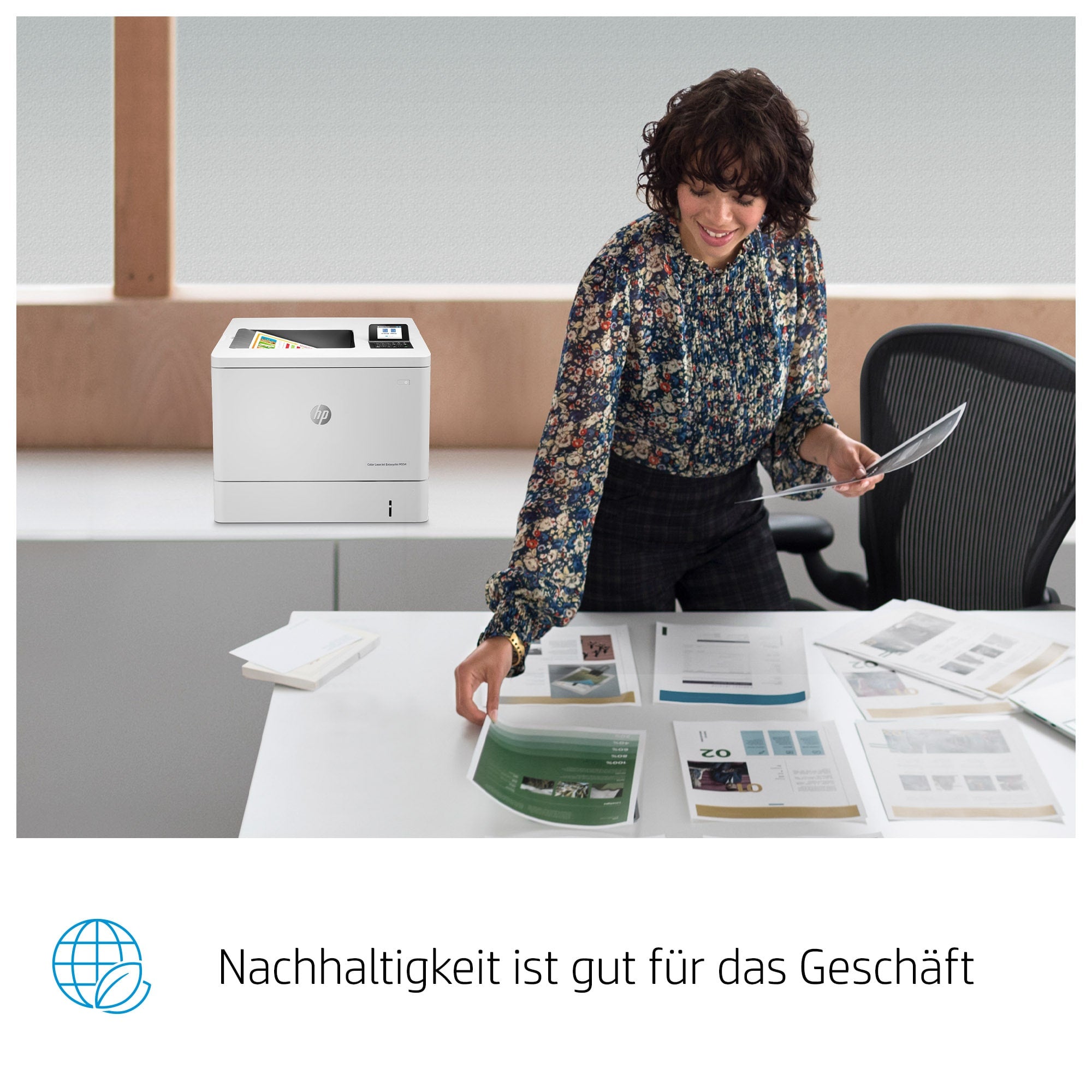 HP Color LaserJet Enterprise M554dn Drucker