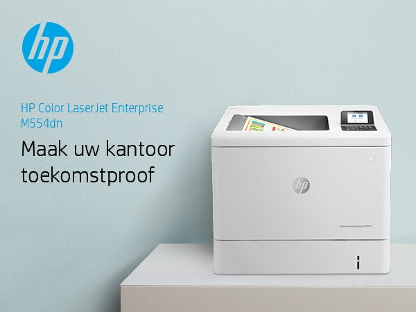 HP Color LaserJet Enterprise M554dn Drucker, Farbe, Drucker für Drucken, USB-Druck über Vorderseite; Beidseitiger Druck