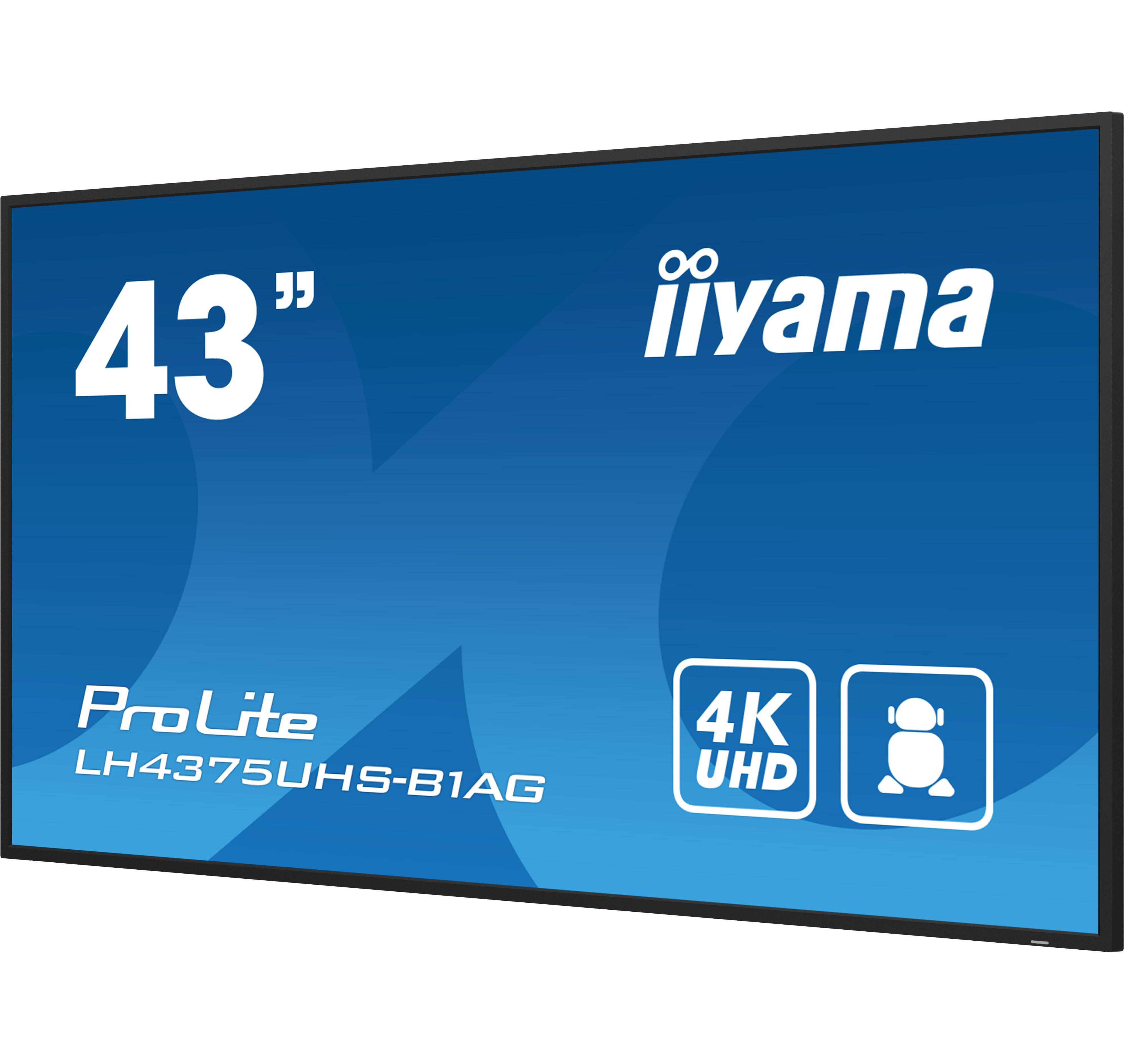iiyama ProLite Digitale signage flatscreen 108 cm (42.5") LCD Wifi 500 cd/m² 4K Ultra HD Zwart Type processor Android 11 24/7