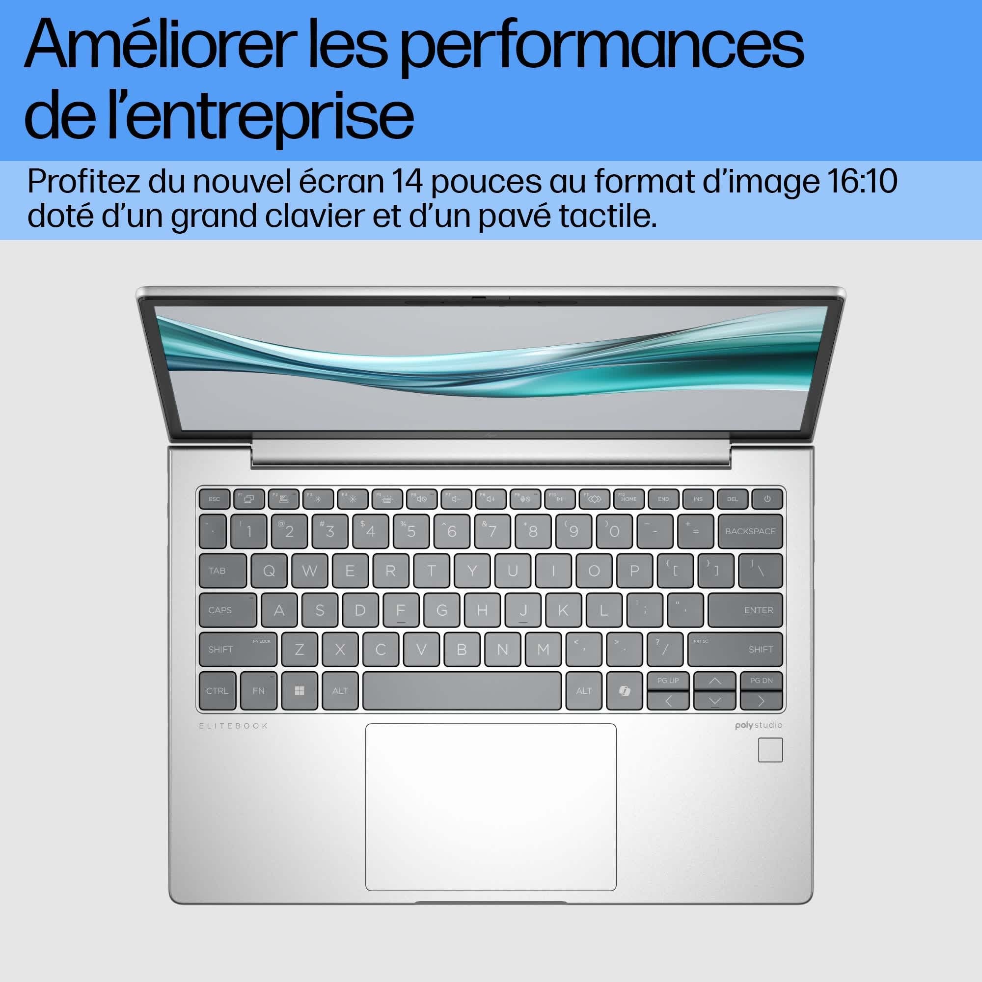 HP EliteBook G11 Intel Core Ultra 5 125U Laptop 35,6 cm (14") WUXGA 16 GB DDR5-SDRAM 512 GB SSD Wi-Fi 6E (802.11ax) Windows 11 Pro AI PC Silber