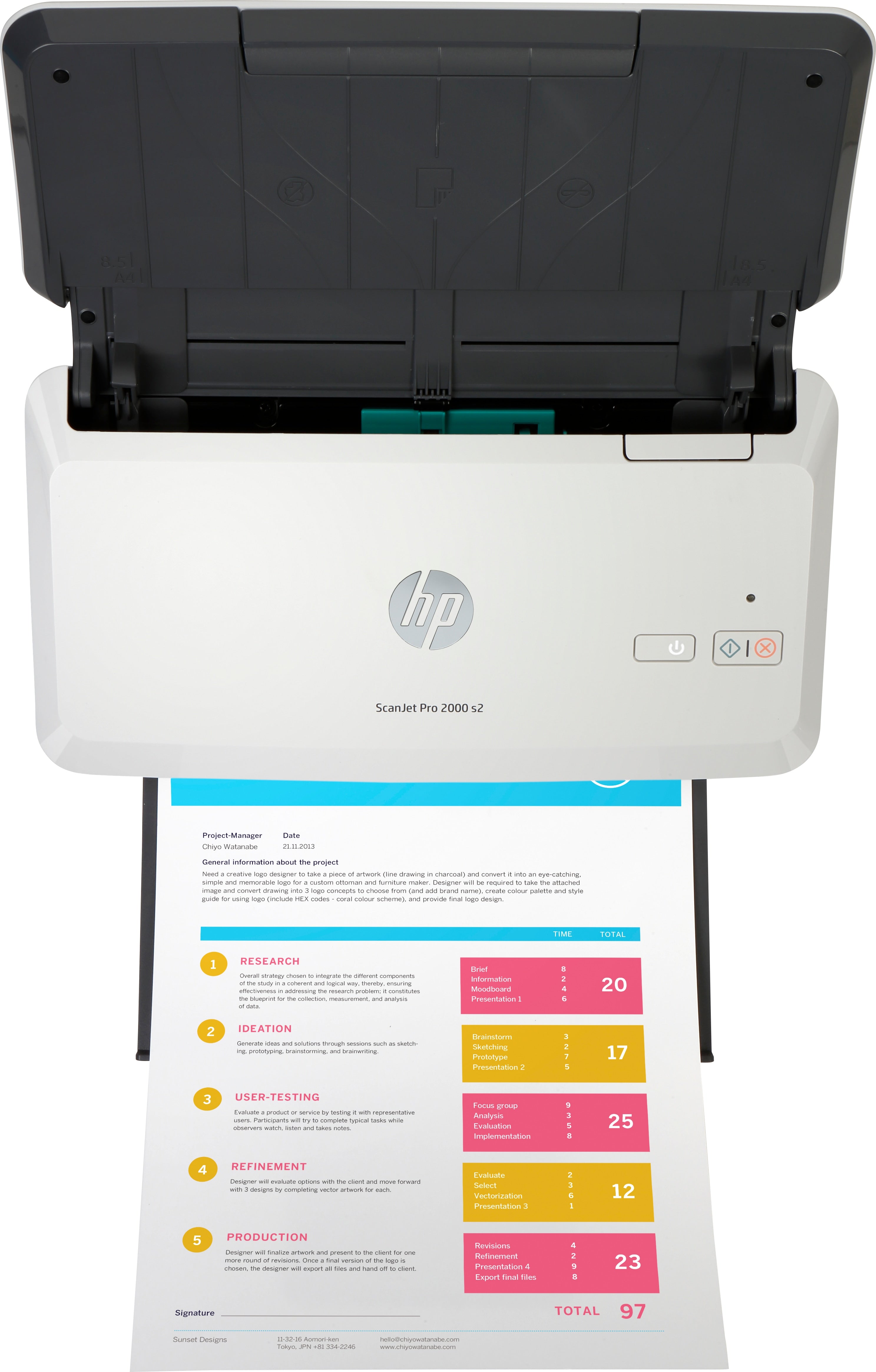HP Scanjet Pro 2000 s2 Sheet-feed Scanner Scanner mit Vorlageneinzug 600 x 600 DPI A4 Schwarz, Weiß