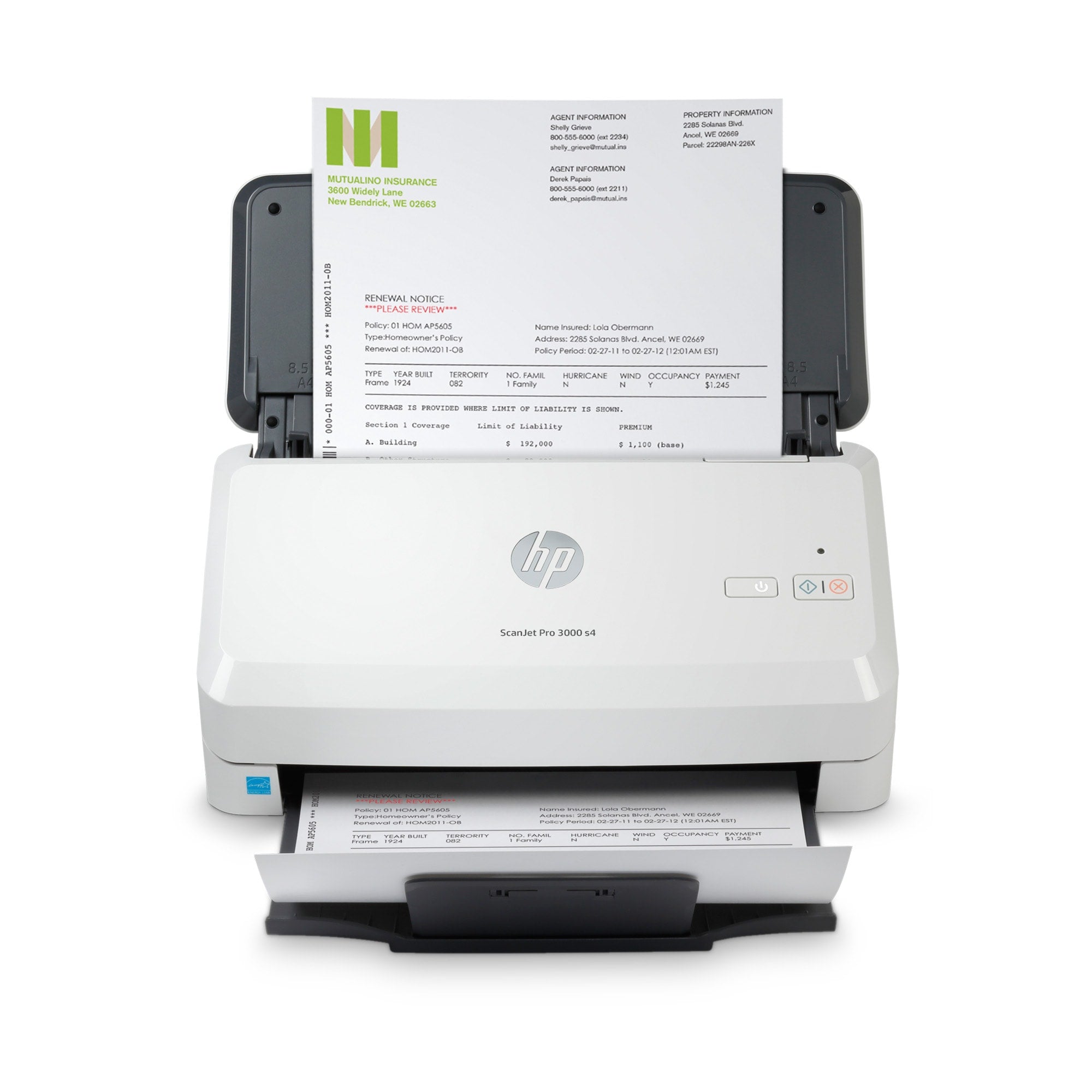 HP Scanjet Pro 3000 s4 Scanner mit Vorlageneinzug 600 x 600 DPI A4 Schwarz, Weiß