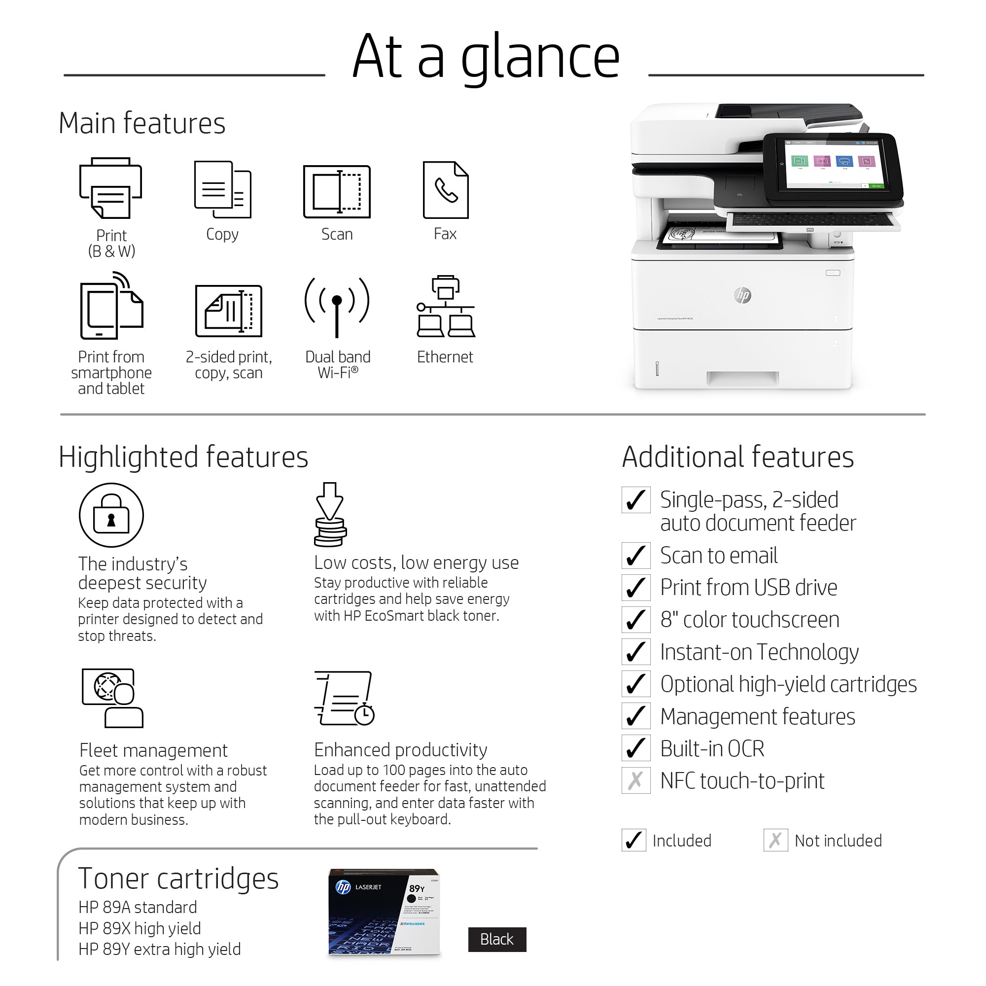 HP Laserjet Enterprise Flow MFP M528Z 1PV67A#B19
