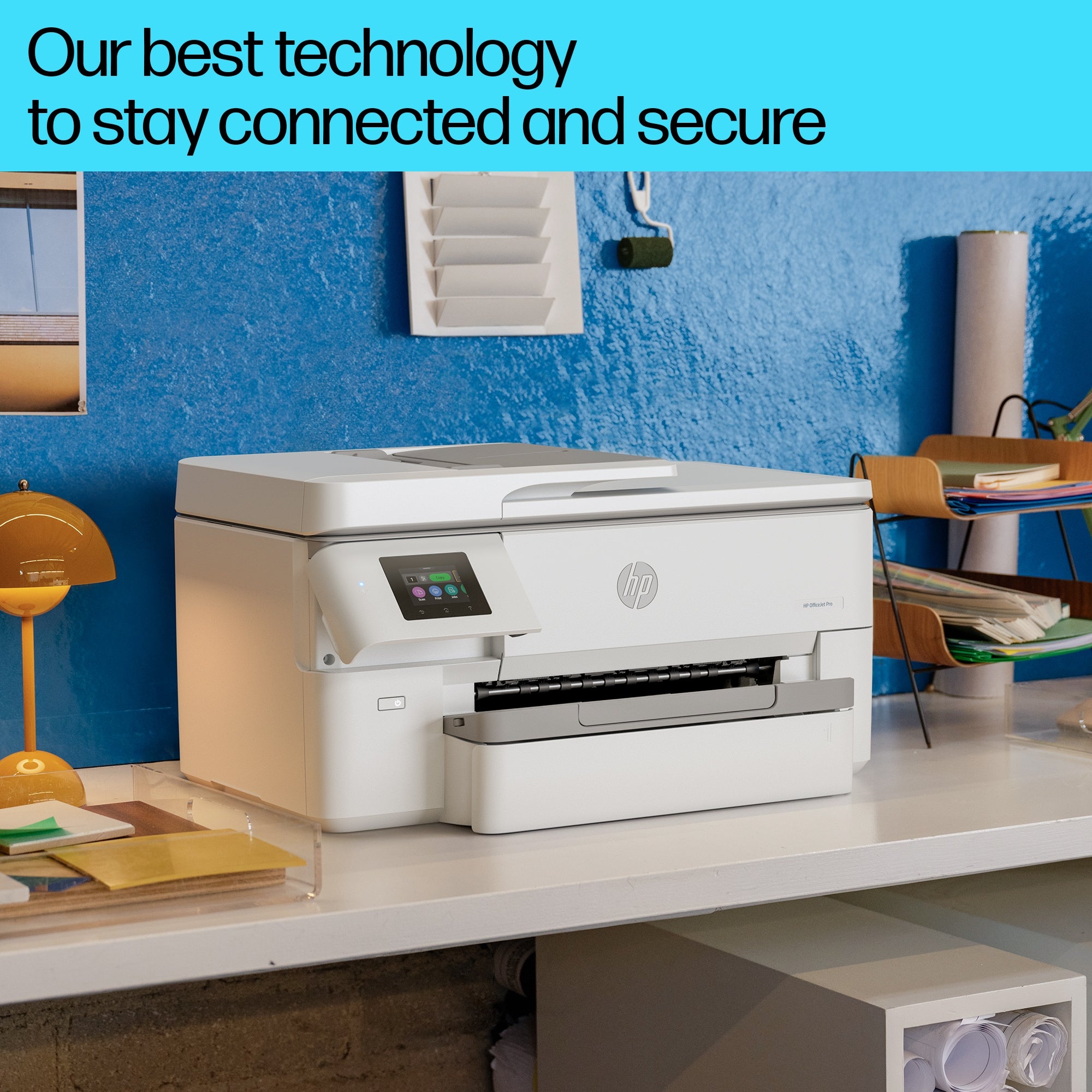 HP OfficeJet Pro 9720e Wireless All-in-One Farbe Drucker, Beidseitiger Druck; Kopierer, Scanner
