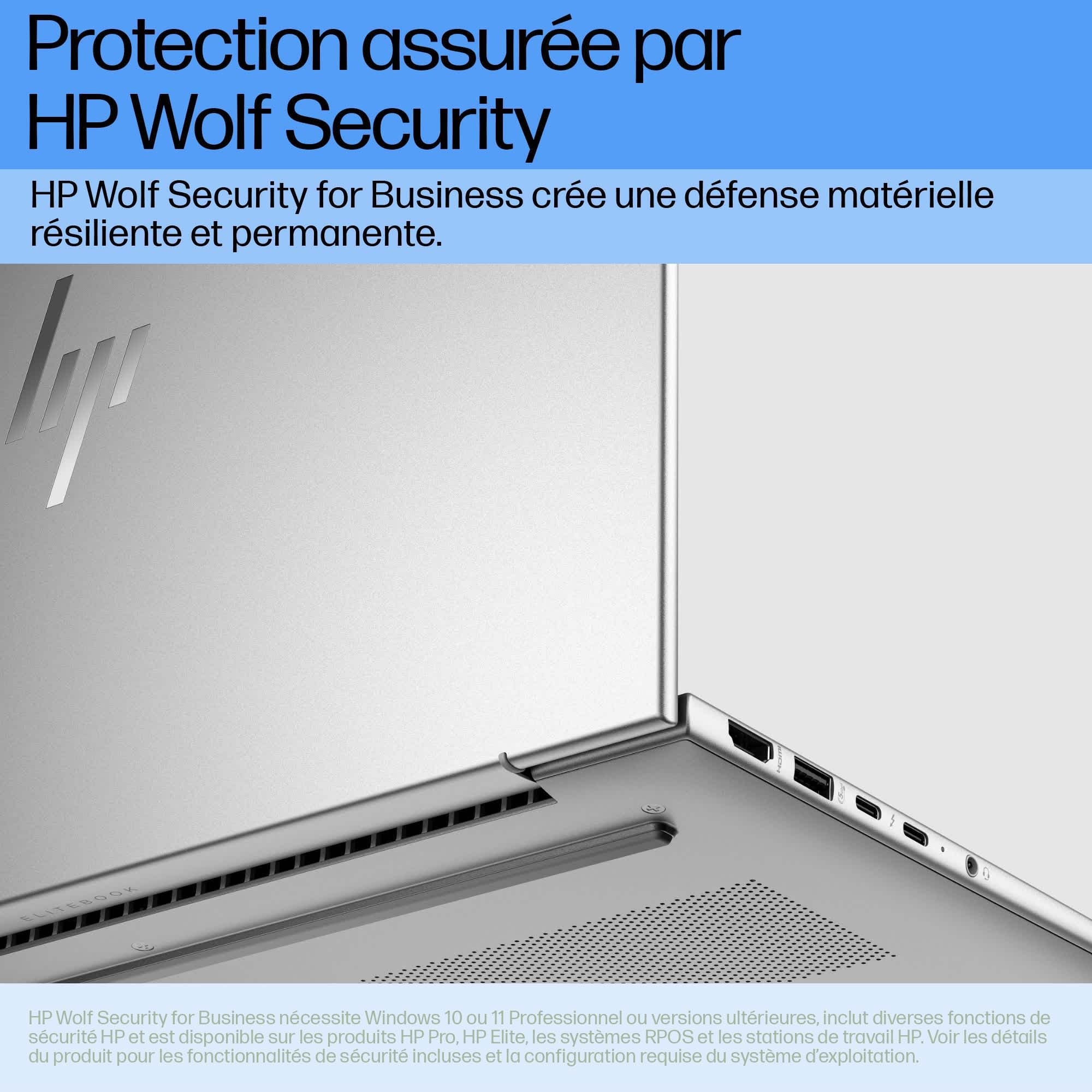 HP EliteBook G11 Intel Core Ultra 5 125U Laptop 35,6 cm (14") WUXGA 16 GB DDR5-SDRAM 512 GB SSD Wi-Fi 6E (802.11ax) Windows 11 Pro AI PC Silber