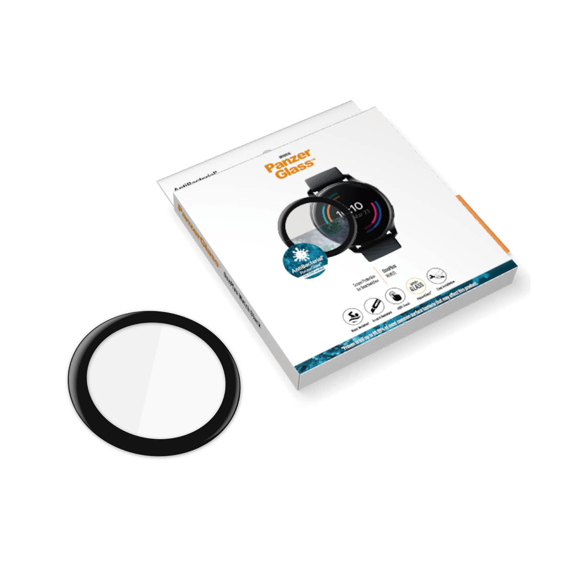 PanzerGlass 3657 slimme draagbare accessoire Schermbeschermer Transparant Gehard glas, Polyethyleentereftalaat (PET)
