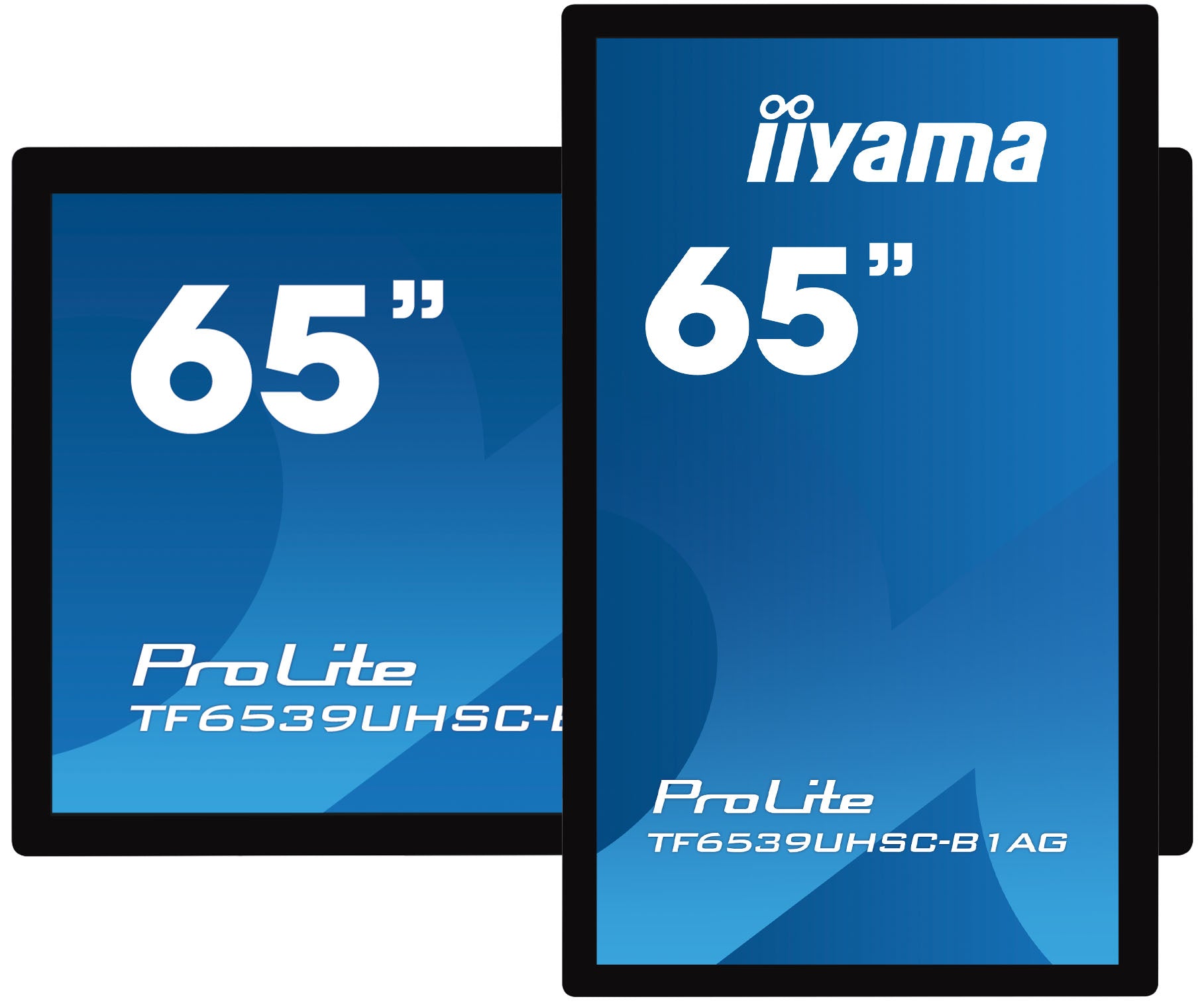 iiyama TF6539UHSC-B1AG beeldkrant Interactief flatscreen 165,1 cm (65") LCD 500 cd/m² 4K Ultra HD Zwart Touchscreen