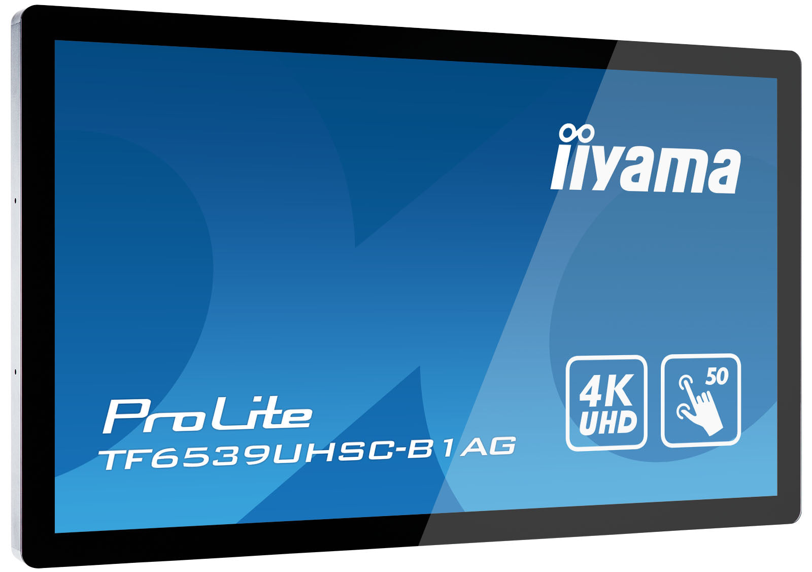 iiyama TF6539UHSC-B1AG beeldkrant Interactief flatscreen 165,1 cm (65") LCD 500 cd/m² 4K Ultra HD Zwart Touchscreen