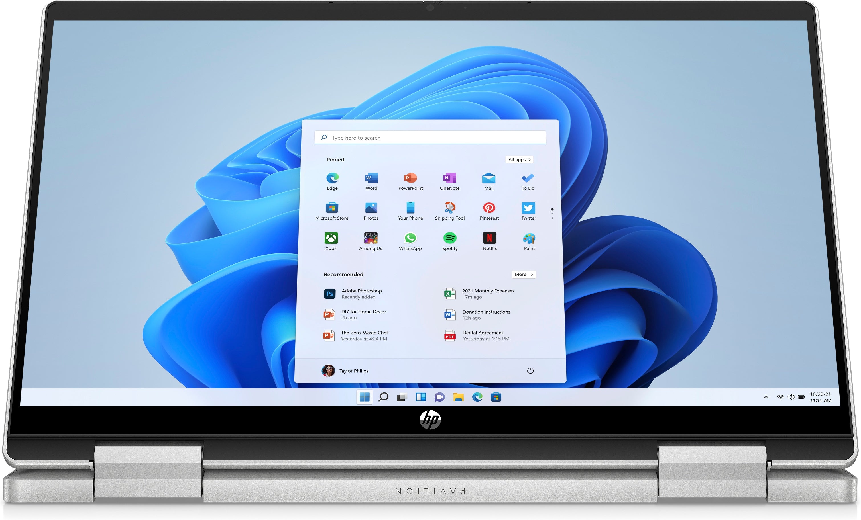 HP Pavilion X360 i5-1235U 8GB 480GB 14" W11H QWERTY US 8Y107EA#ABH