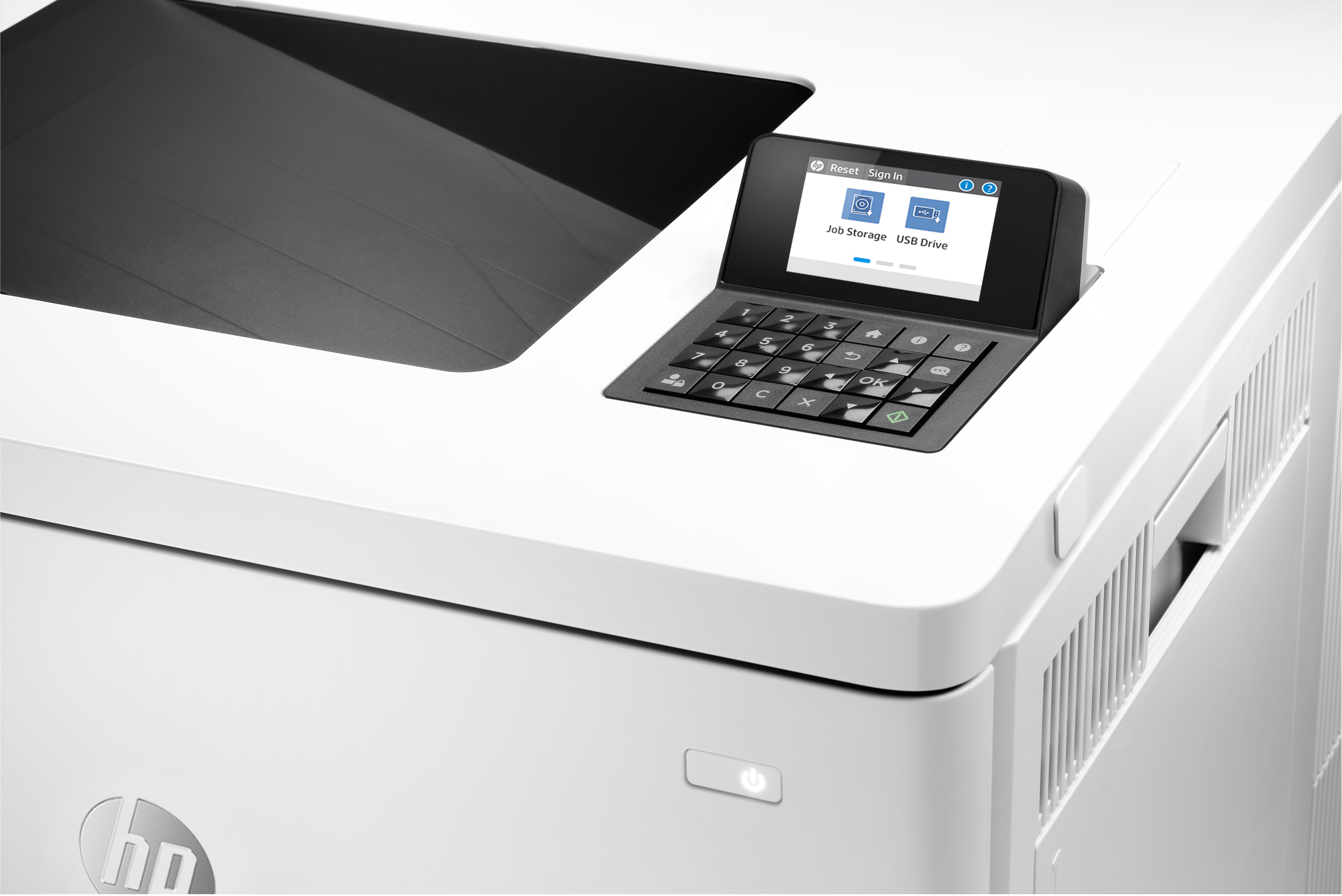 HP Color LaserJet Enterprise M554dn Drucker, Farbe, Drucker für Drucken, USB-Druck über Vorderseite; Beidseitiger Druck