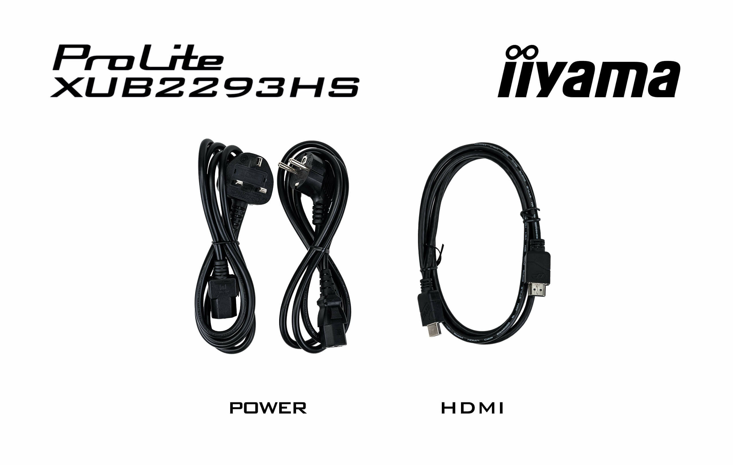 iiyama ProLite XUB2293HS-B6 computer monitor 54,6 cm (21.5") 1920 x 1080 Pixels Full HD LED Zwart