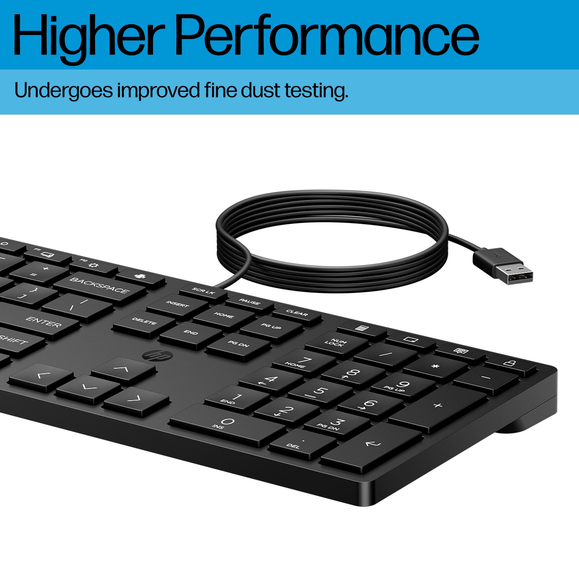 HP 320K-Tastatur für Desktop-PC, kabelgebunden