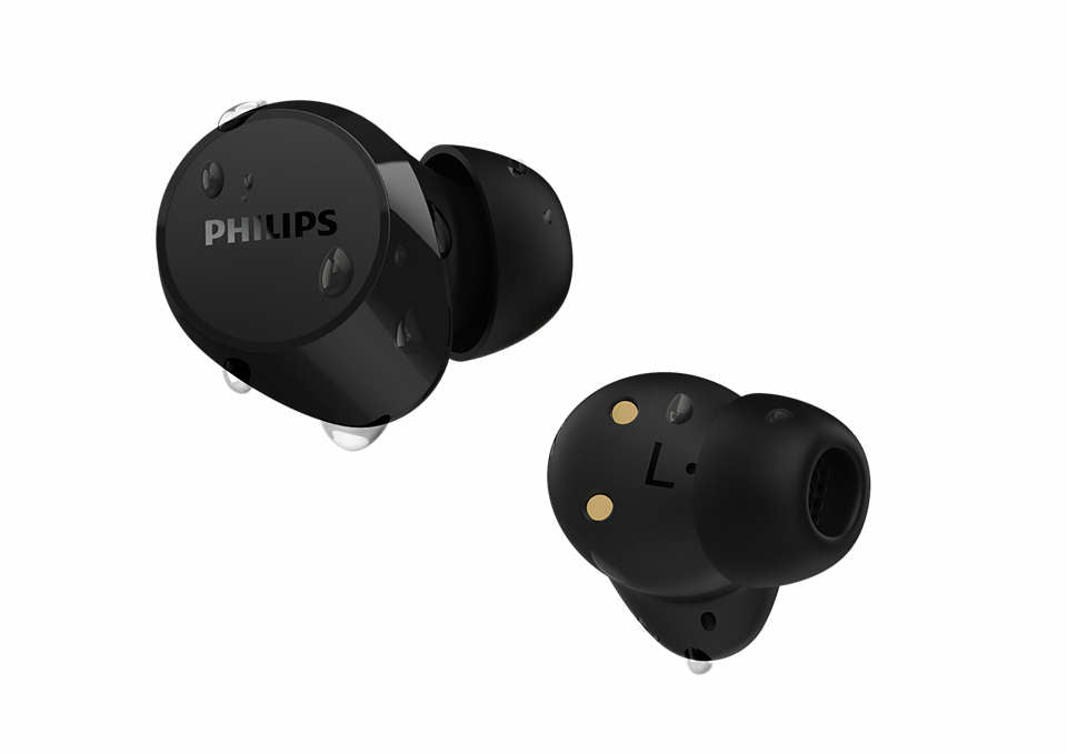 Philips TAT1209BK/00 Kopfhörer & Headset True Wireless Stereo (TWS) im Ohr Anrufe/Musik Bluetooth Schwarz