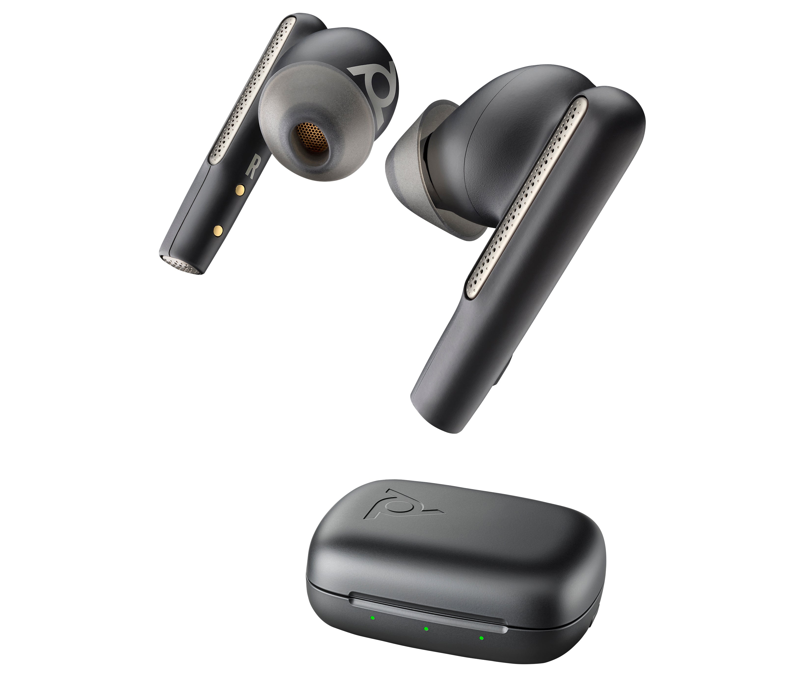 Poly Voyager Free 60 UC M Carbon Black Earbuds +BT700 USB-A Adapter +Basic-Ladeetui