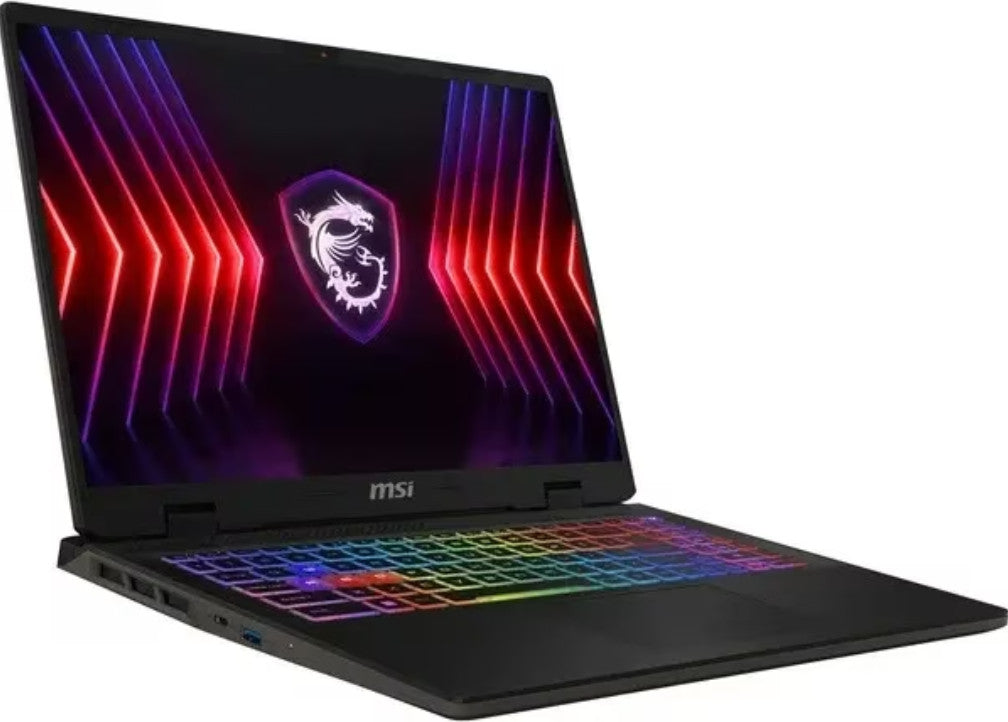 MSI Sword 16 HX B14VGKG-018BE Intel® Core™ i7 i7-14700HX Laptop 40,6 cm (16") Full HD+ 16 GB DDR5-SDRAM 1 TB SSD NVIDIA GeForce RTX 4070 Wi-Fi 6E (802.11ax) Windows 11 Home Grau 9S7-15P214-018