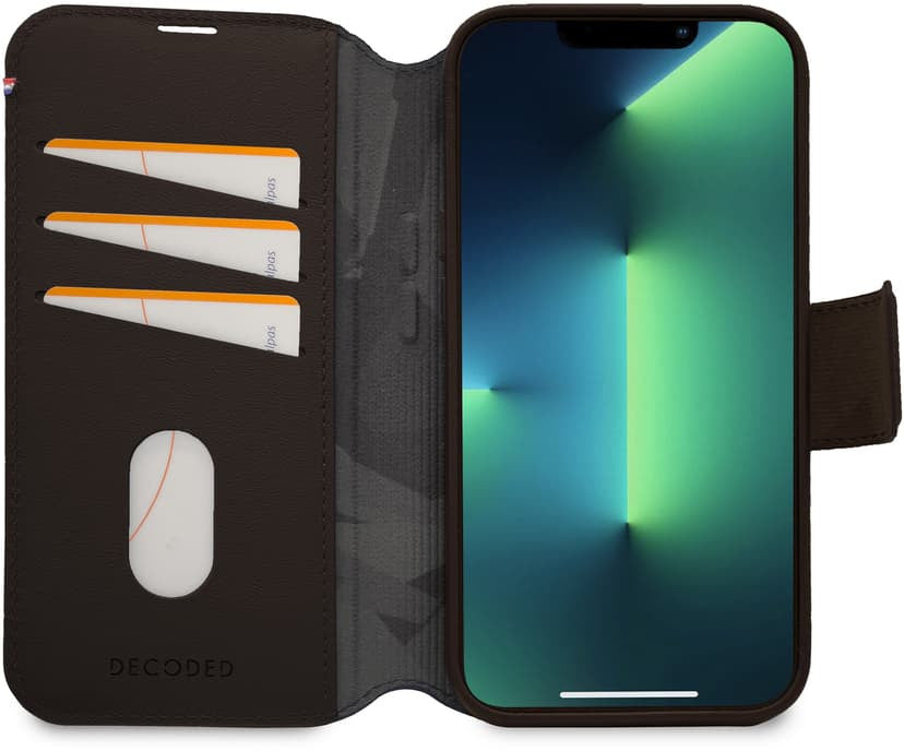 XQisit Wallet Case for Apple iPhone 14 Pro Max Book Case Black 50432