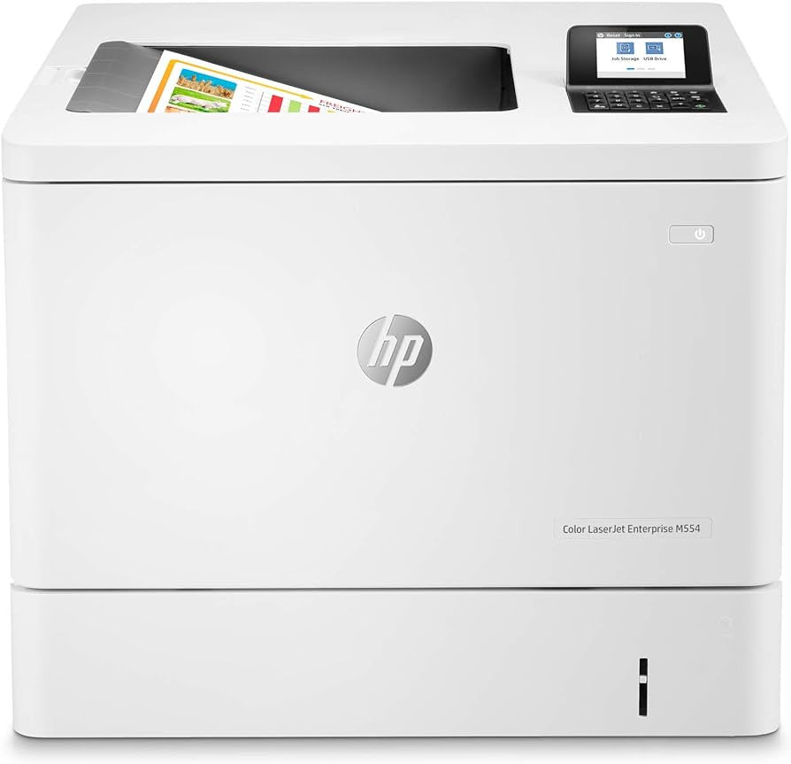 HP Color Laserjet Enterprise M554DN Printer