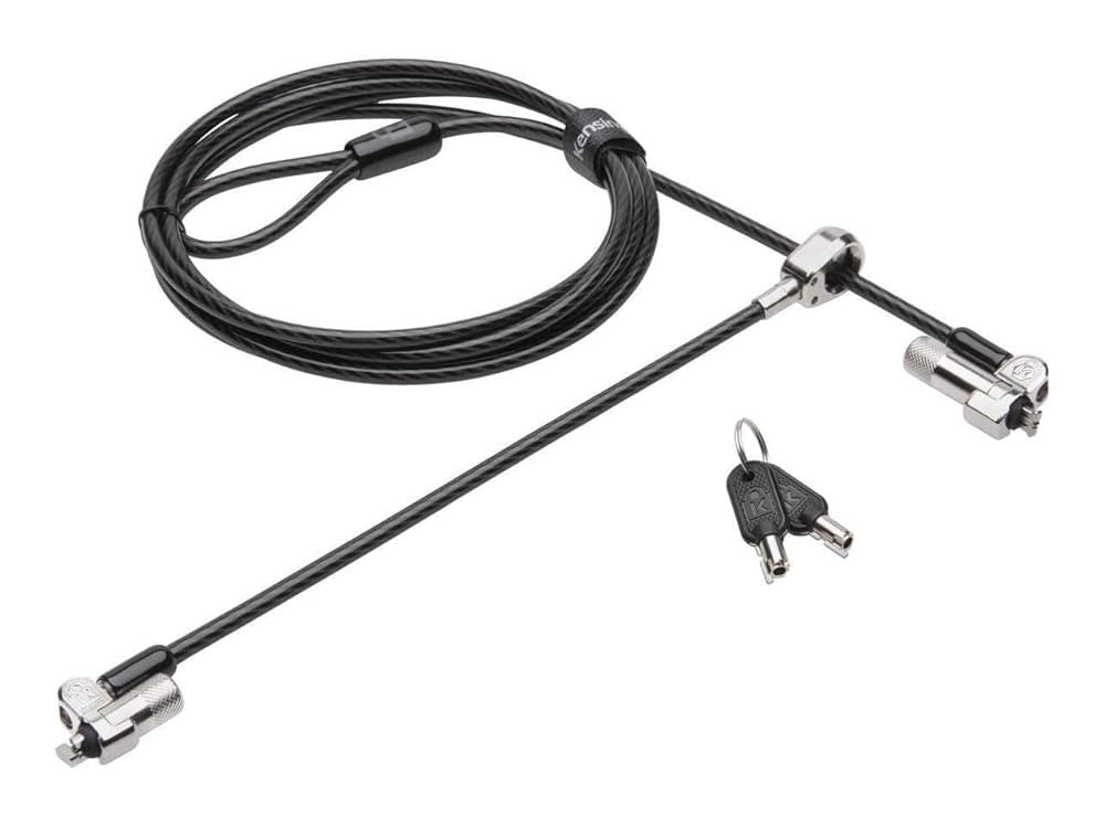 Kensington MicroSaver® 2.0 Twin-laptopslot met sleutel
