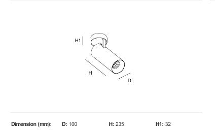 Intra Lighting Tubes C 100 Deco 2350 Lm 28 W 940 for 36 ° 13052044201