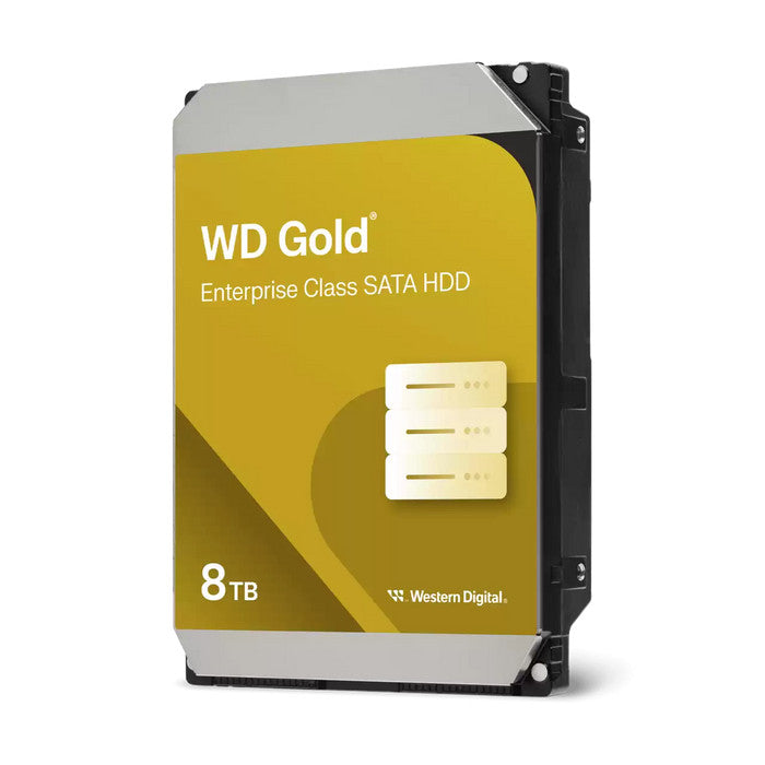Western Digital Gold WD8005FRYZ Interne Festplatte 8 TB 7200 RPM 128 MB 3.5" Serial ATA III