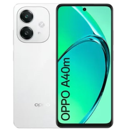 OPPO A40M 16,9 cm (6.67") Dual-SIM Android 14 4G USB Typ-C 8 GB 256 GB 5100 mAh Weiß CPH2669