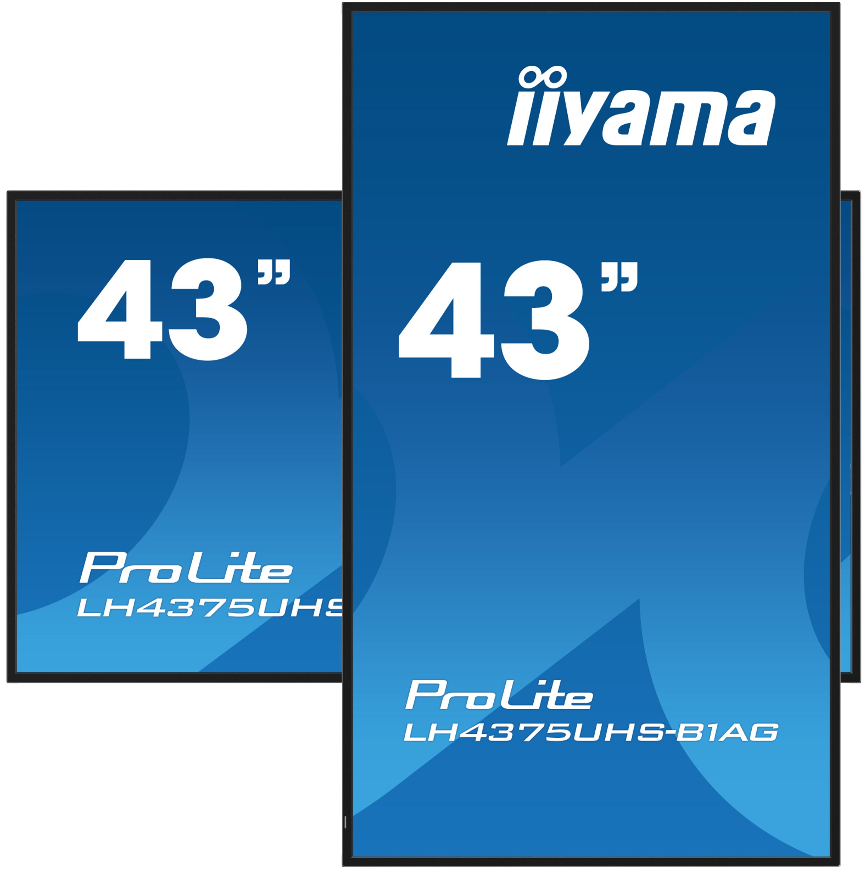 iiyama ProLite Digitale signage flatscreen 108 cm (42.5") LCD Wifi 500 cd/m² 4K Ultra HD Zwart Type processor Android 11 24/7